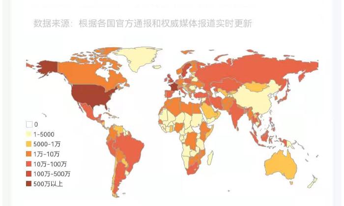 818全球疫情分布圖