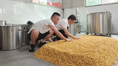 是誰(shuí)給他這個(gè)膽，三伏天還敢用烤酒設(shè)備做顆粒固態(tài)玉米酒？